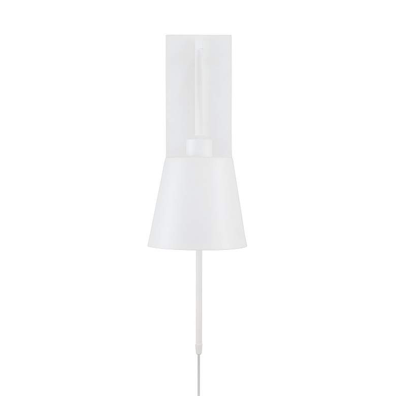 Image 7 Capital Lighting Alden 1 Light Sconce Matte White more views