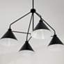 3_Capital Lighting Alden 4 Light Chandelier Matte Black more views