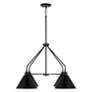 4_Capital Lighting Alden 4 Light Chandelier Matte Black more views