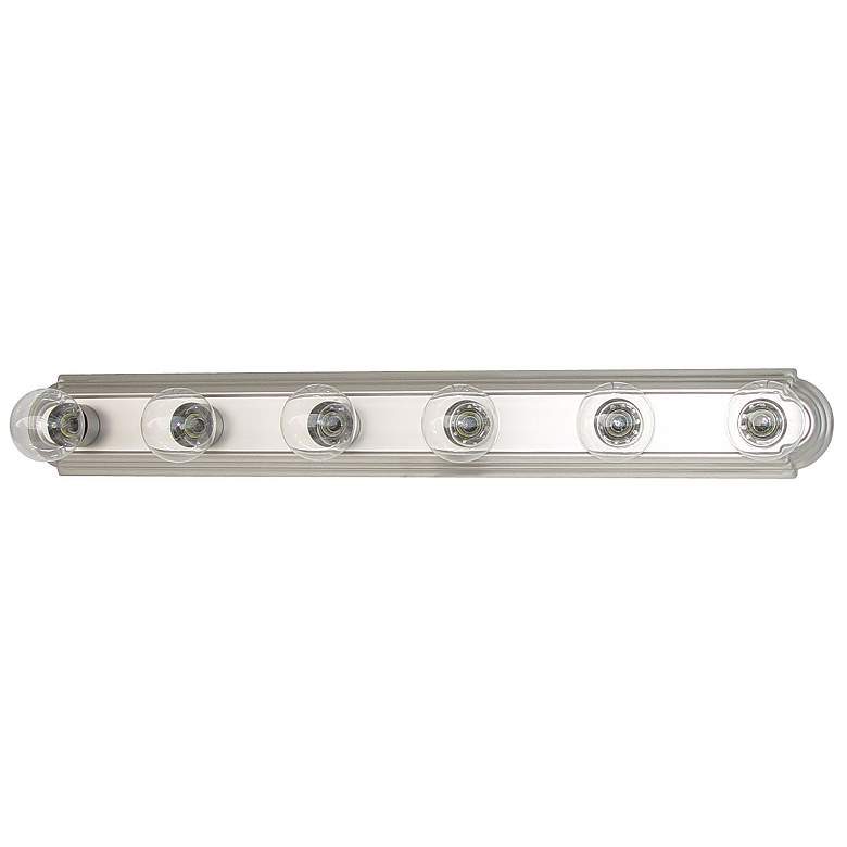 Image 1 Capital Lighting Alice 6 Light Vanity Matte Nickel