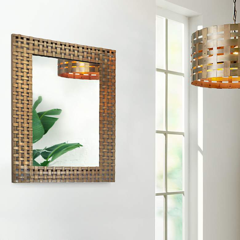 Image 4 Capital Lighting Alta 4 Light Pendant Patinaed Brass more views