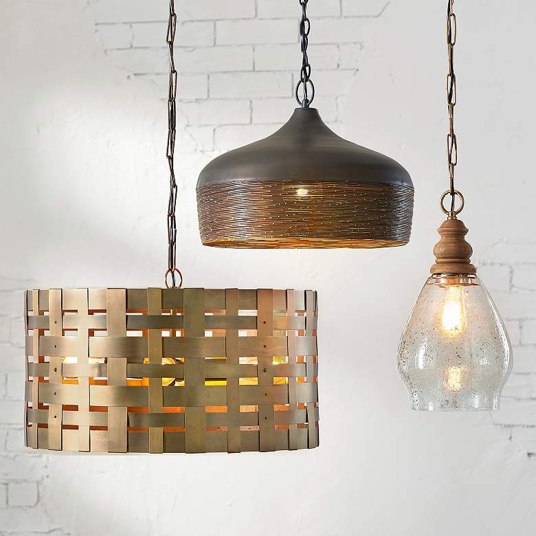 Image 6 Capital Lighting Alta 4 Light Pendant Patinaed Brass more views