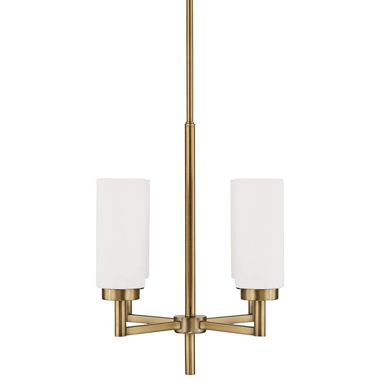 Image 2 Capital Lighting Alyssa 16 1/4" Wide Aged Brass Modern 4-Light Pendant