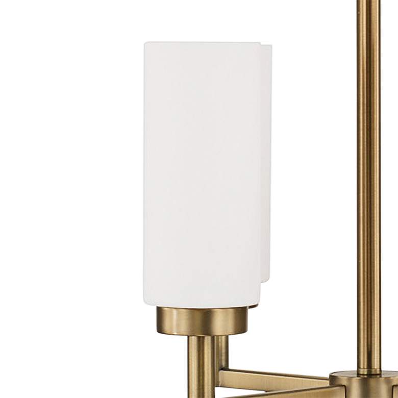 Image 3 Capital Lighting Alyssa 16 1/4" Wide Aged Brass Modern 4-Light Pendant more views