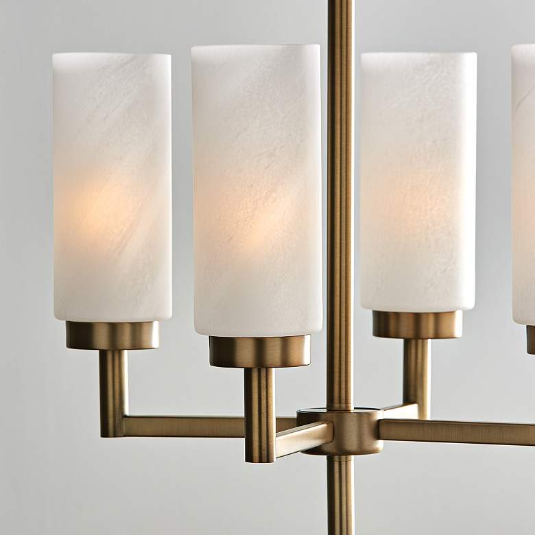 Image 4 Capital Lighting Alyssa 16 1/4" Wide Aged Brass Modern 4-Light Pendant more views