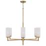 4_Capital Lighting Alyssa 31" Wide Aged Brass 6-Light Chandelier more views
