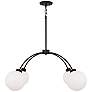 2_Capital Lighting Amos 4 Light Chandelier 37" Black Iron