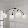 1_Capital Lighting Amos 4 Light Chandelier 37" Black Iron