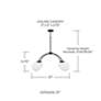 5_Capital Lighting Amos 4 Light Chandelier 37" Black Iron more views