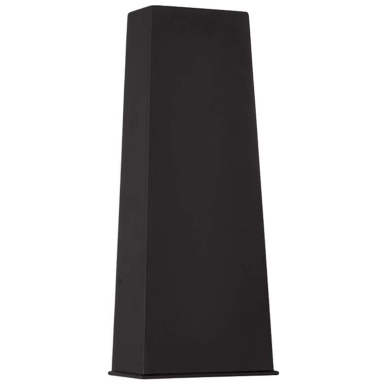 Image 1 Capital Lighting Ansel 1 Light Outdoor Large Wall Lantern 7.75" Black