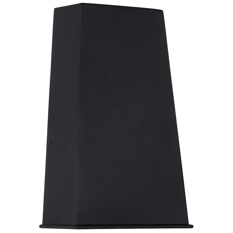 Image 1 Capital Lighting Ansel 1 Light Outdoor Medium Wall Lantern 7.75" Black