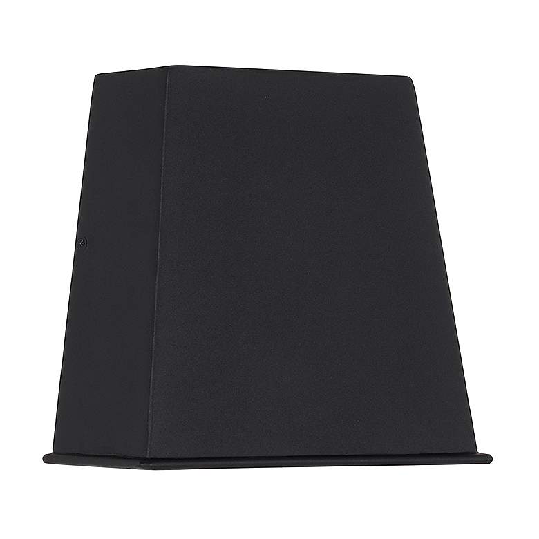 Image 1 Capital Lighting Ansel 1 Light Outdoor Small Wall Lantern 7.75" Black