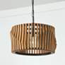 1_Capital Lighting Archer 1 Light Semi-Flush Light Wood and Matte Black