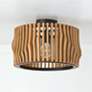 3_Capital Lighting Archer 1 Light Semi-Flush Light Wood and Matte Black more views