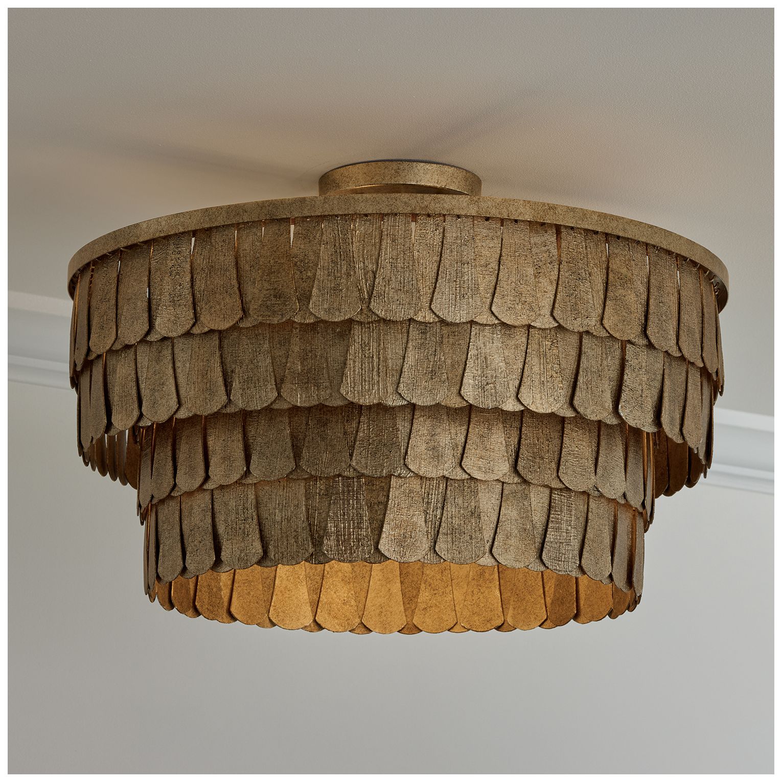 Image 4 Capital Lighting Arden 4 Light Pendant 20.5" Ancestral Gold more views