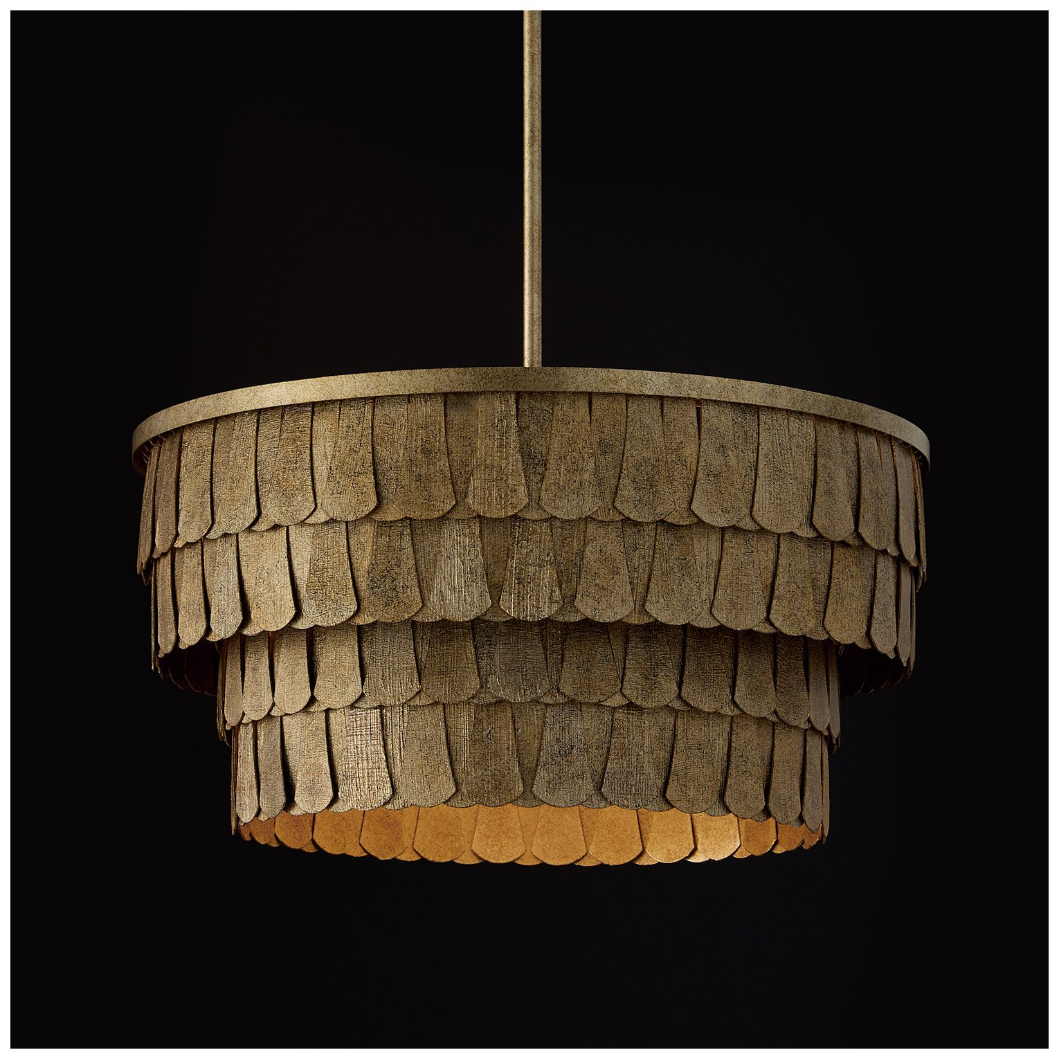 Image 6 Capital Lighting Arden 4 Light Pendant 20.5" Ancestral Gold more views