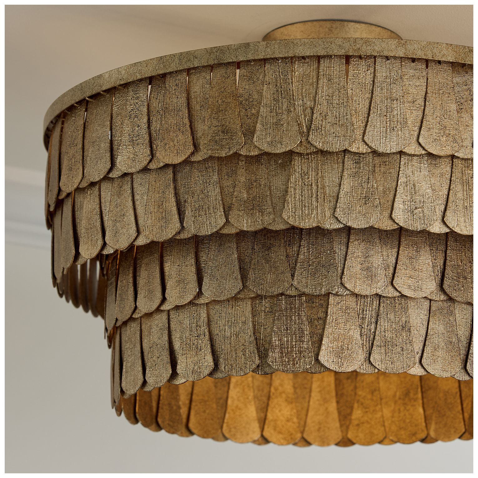 Image 7 Capital Lighting Arden 4 Light Pendant 20.5" Ancestral Gold more views