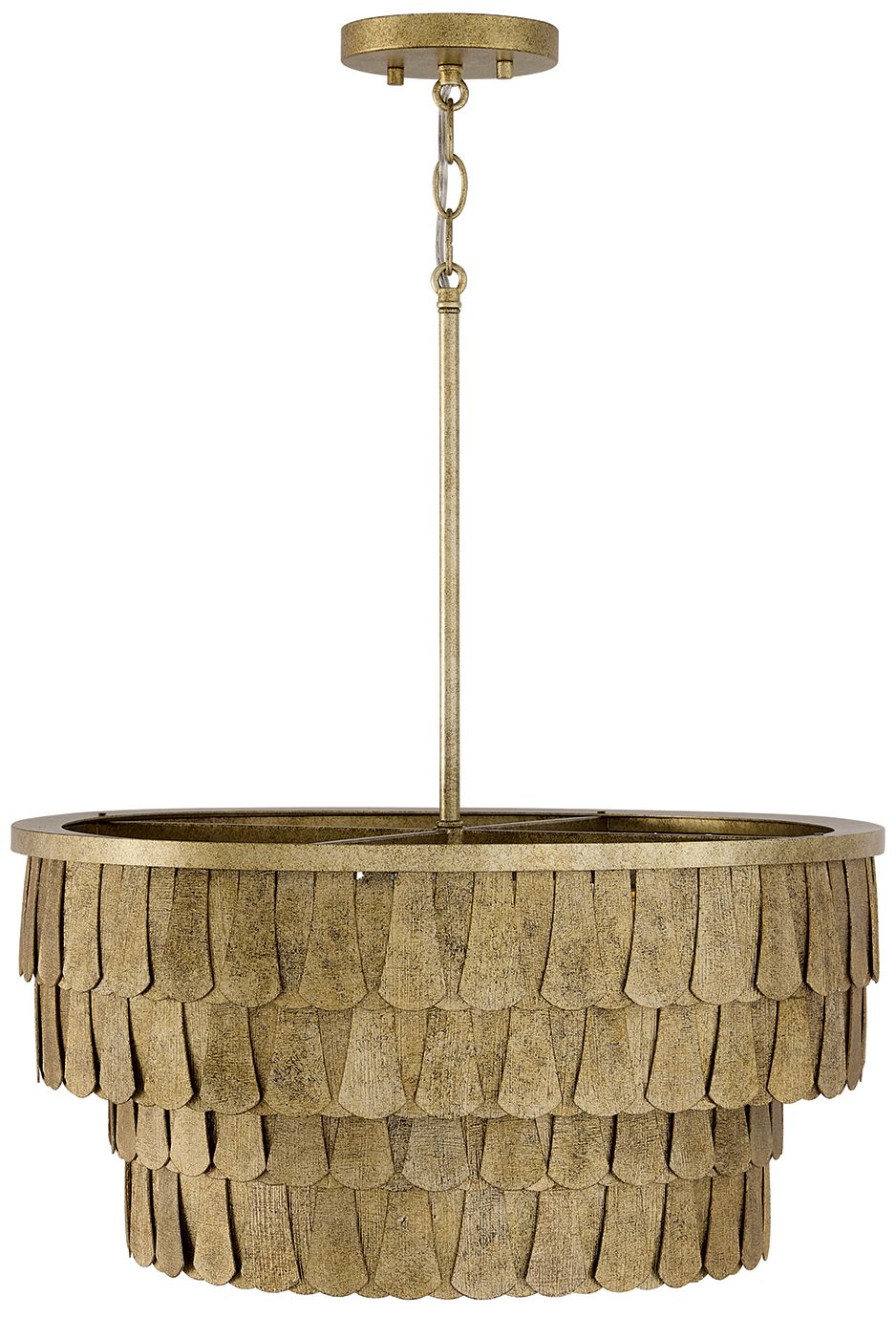 Capital Lighting Arden 4 Light Pendant 20.5" Ancestral Gold