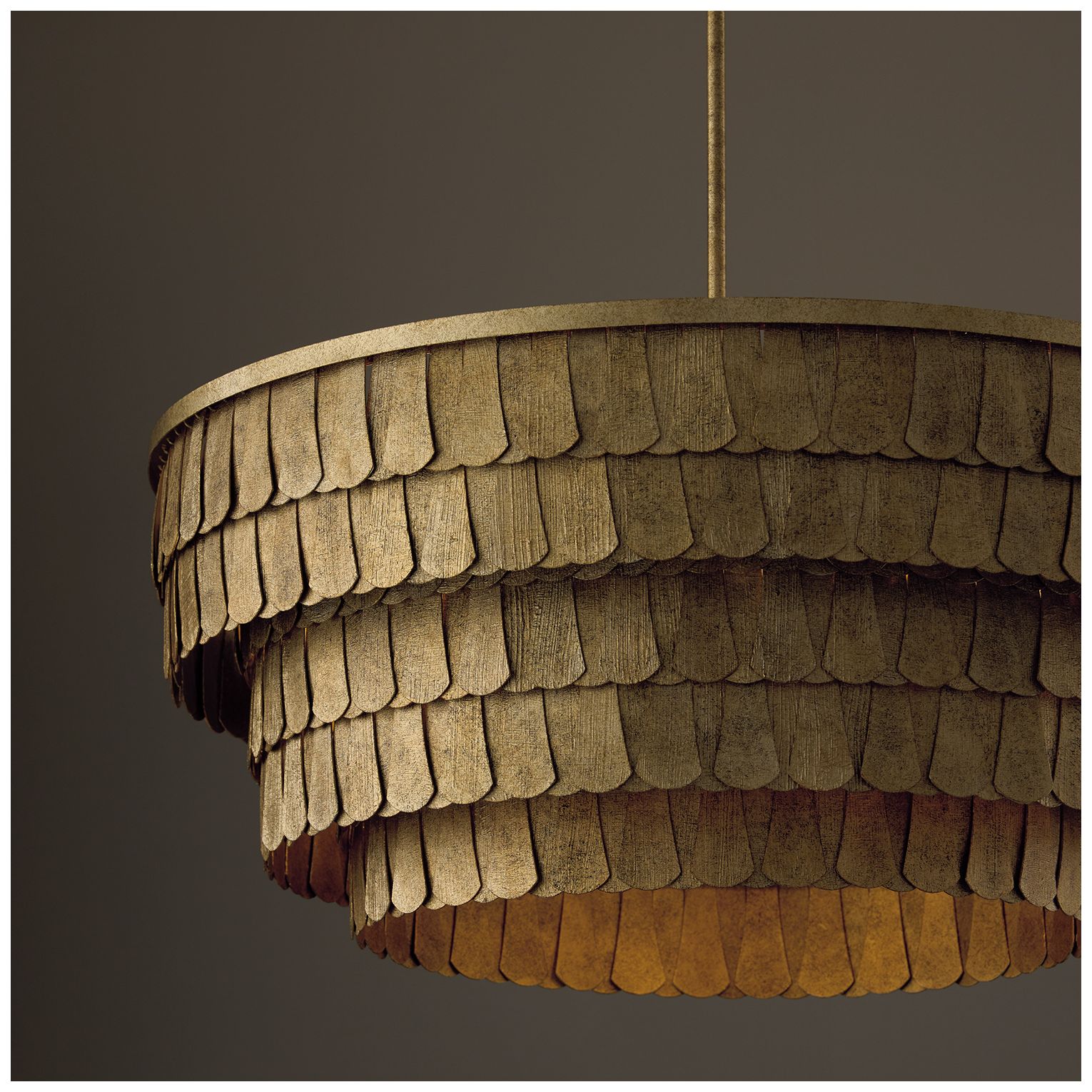 Image 6 Capital Lighting Arden 6 Light Chandelier 28.75" Ancestral Gold more views