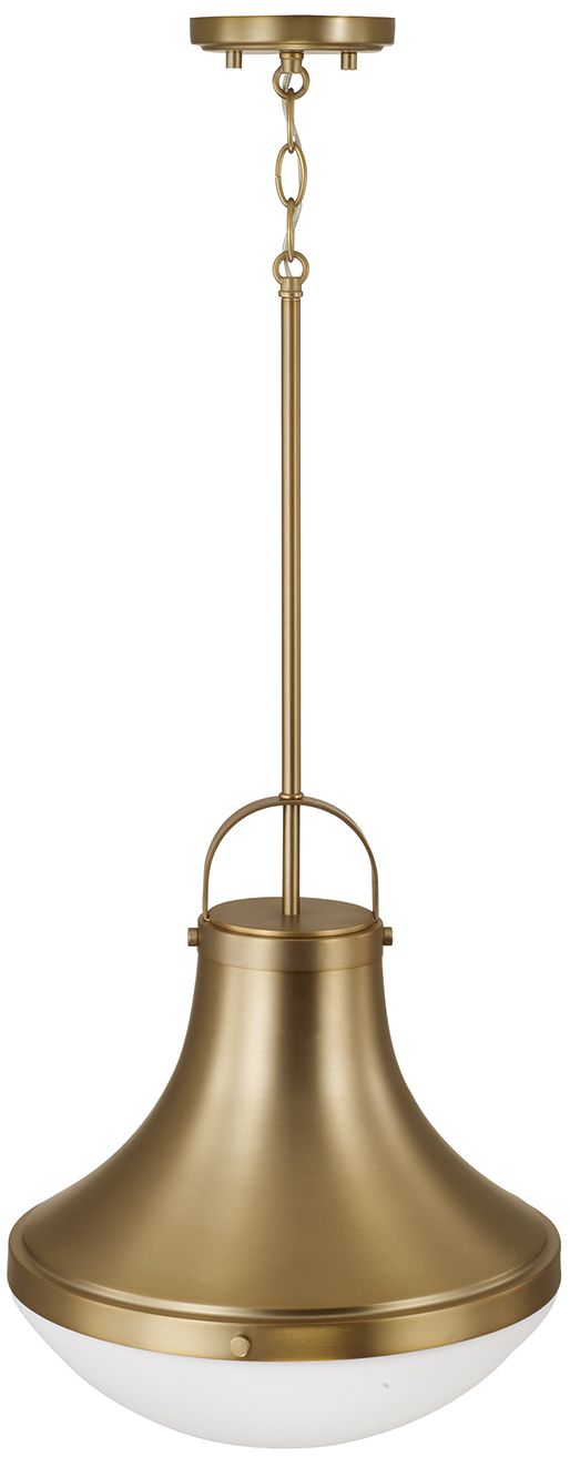 Image 5 Capital Lighting Arlo 1 Light Pendant 14" Aged Brass more views
