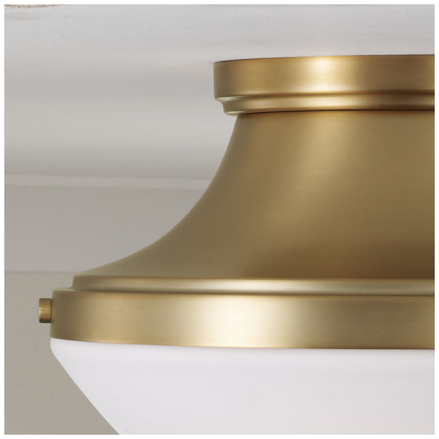 Thumbnail4 of Capital Lighting Arlo 3 Light Flush 14" Aged Brass more views
