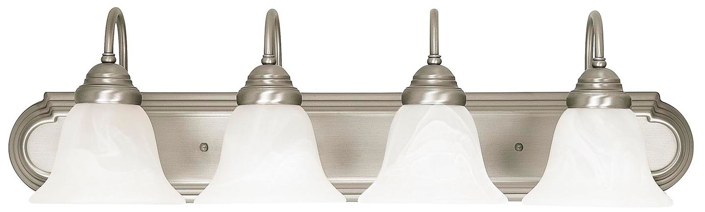 Capital Lighting Arthur 4 Light Vanity 30" Matte Nickel