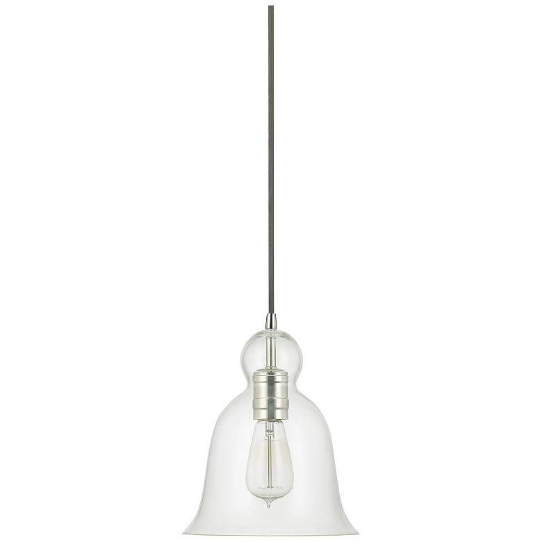 Image 1 Capital Lighting Ashlyn 1 Light Pendant Polished Nickel