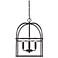Capital Lighting- Aubrey 12.5" 4 Light Lantern Foyer Matte Black