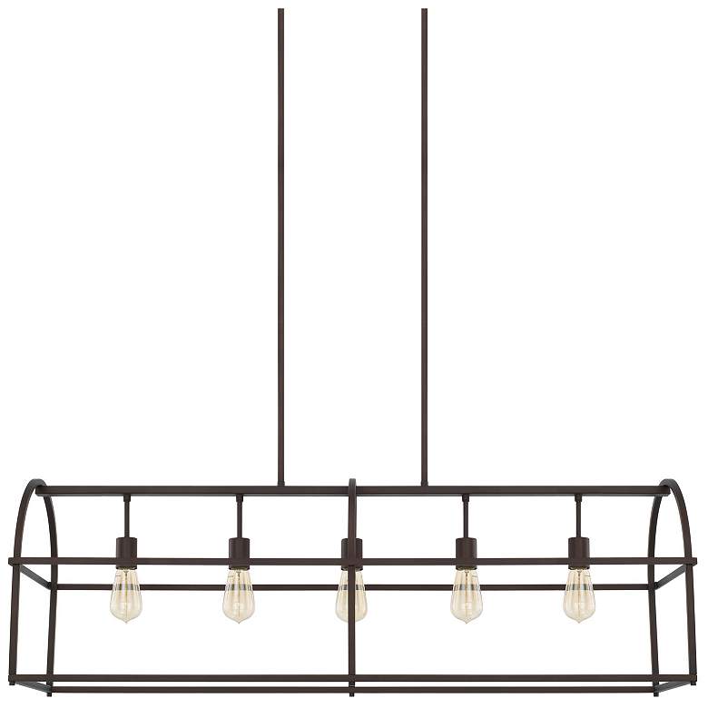 Image 1 Capital Lighting Aubrey 5 Light Dual Island Chandelier Bronze