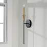 1_Capital Lighting Avant 1 Light Sconce Aged Brass and Black