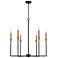 Capital Lighting Avant 29" Wide Aged Brass 6-Light Chandelier