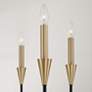 3_Capital Lighting Avant 29" Wide Aged Brass 6-Light Chandelier more views