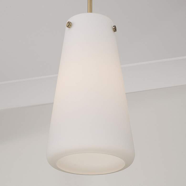 Image 3 Capital Lighting Averitt 1 Light Pendant 10" Aged Brass more views