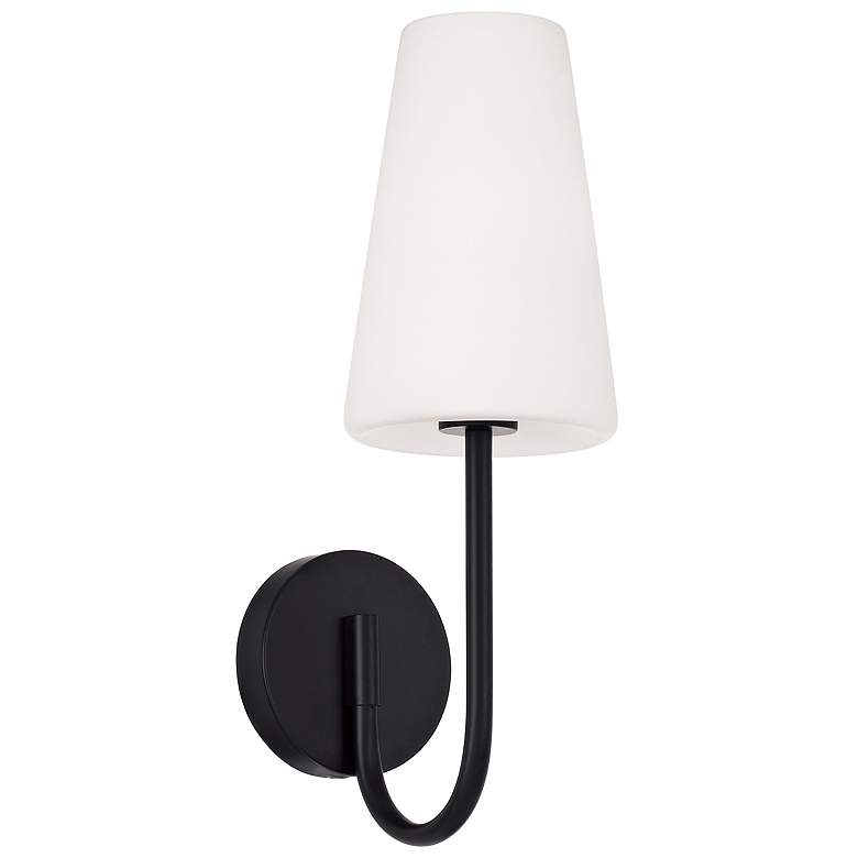 Image 2 Capital Lighting Averitt 1 Light Sconce 5.75" Matte Black