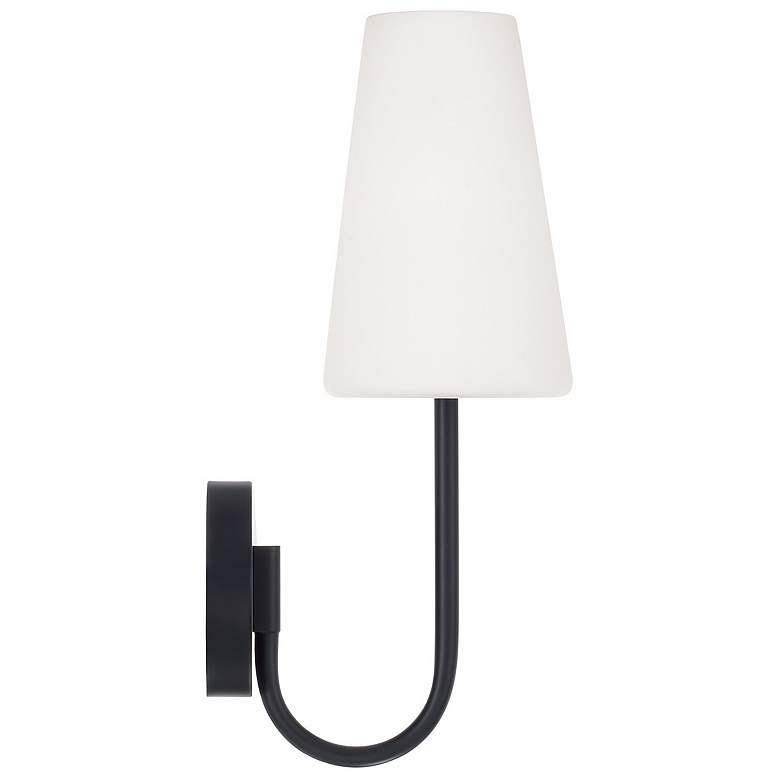 Image 6 Capital Lighting Averitt 1 Light Sconce 5.75" Matte Black more views