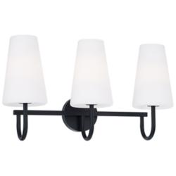 Capital Lighting Averitt 3 Light Vanity 24" Matte Black