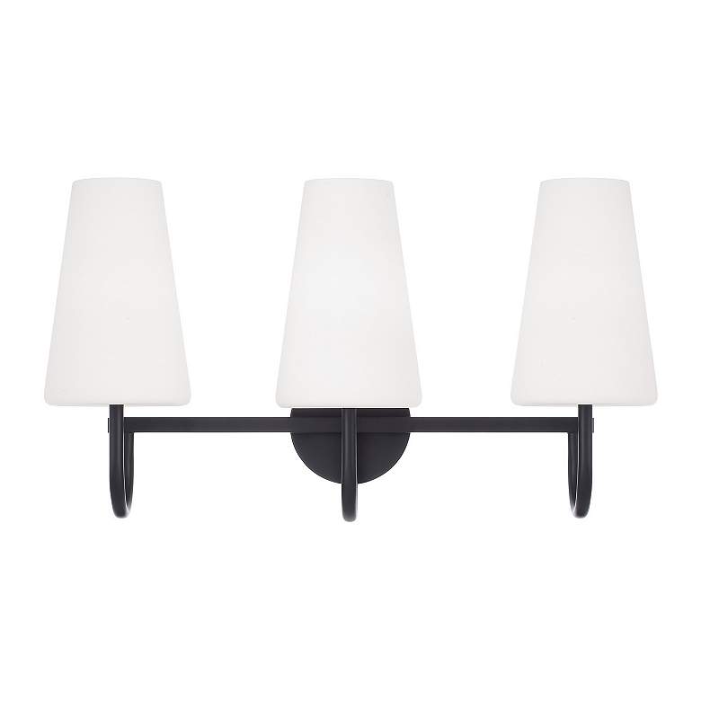 Image 5 Capital Lighting Averitt 3 Light Vanity 24" Matte Black more views