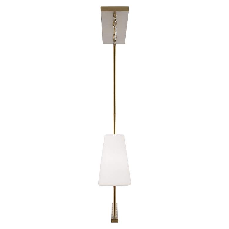Image 4 Capital Lighting Averitt 4 Light Linear Chandelier 42" Aged Brass more views