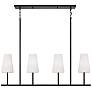 2_Capital Lighting Averitt 4 Light Linear Chandelier 42" Matte Black