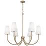 2_Capital Lighting Averitt 6 Light Chandelier 37.25" Aged Brass