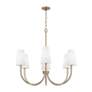 4_Capital Lighting Averitt 6 Light Chandelier 37.25" Aged Brass more views