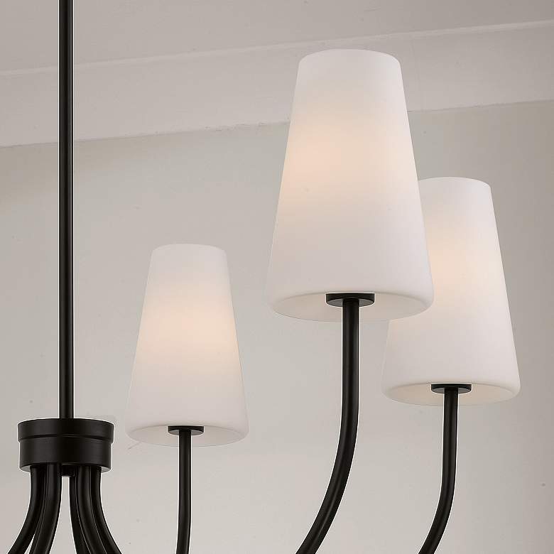 Image 4 Capital Lighting Averitt 6 Light Chandelier 37.25" Matte Black more views