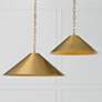 Thumbnail4 of Capital Lighting Avery 1 Light Pendant 28" Aged Brass more views