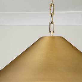 Image5 of Capital Lighting Avery 1 Light Pendant 28" Aged Brass more views