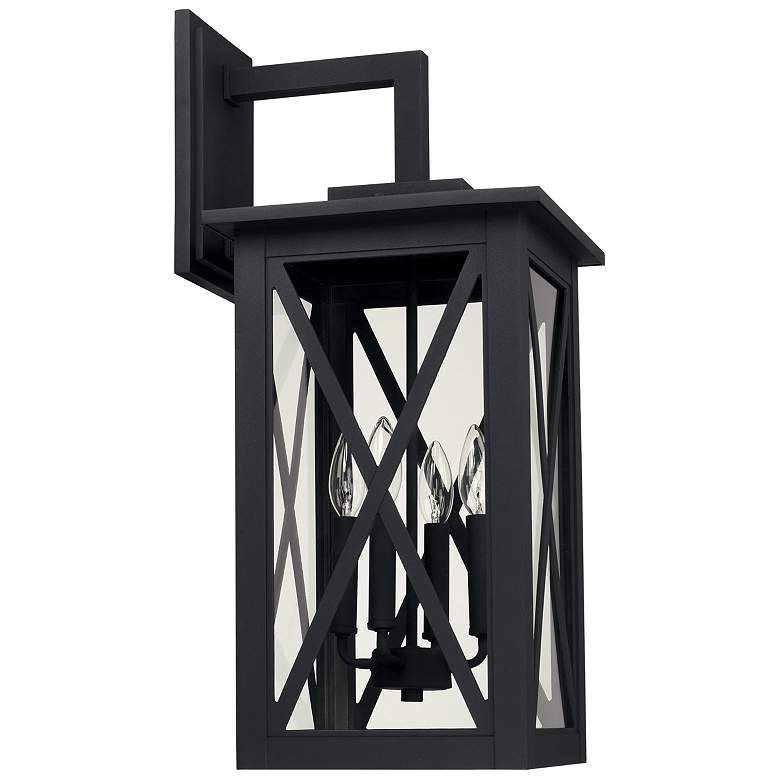 Image 1 Capital Lighting Avondale 4 Light Outdoor Wall-Lantern Black