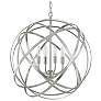 1_Capital Lighting Axis 4 Light Pendant Brushed Nickel