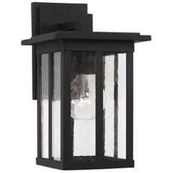 Capital Lighting Barrett 1 Light Outdoor Wall-Lantern Black
