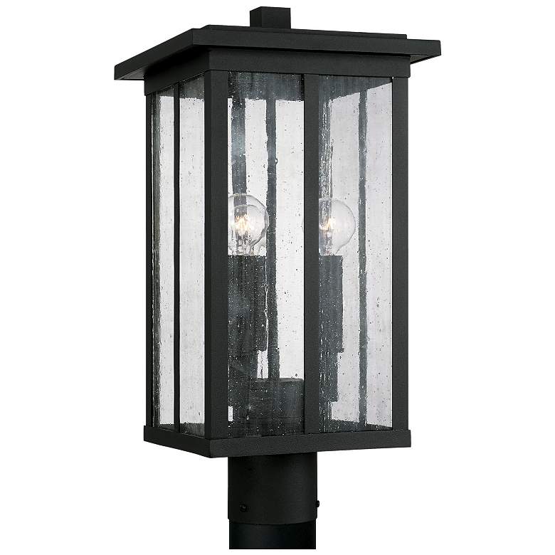 Image 1 Capital Lighting Barrett 3 Light Outdoor Post-Lantern Black