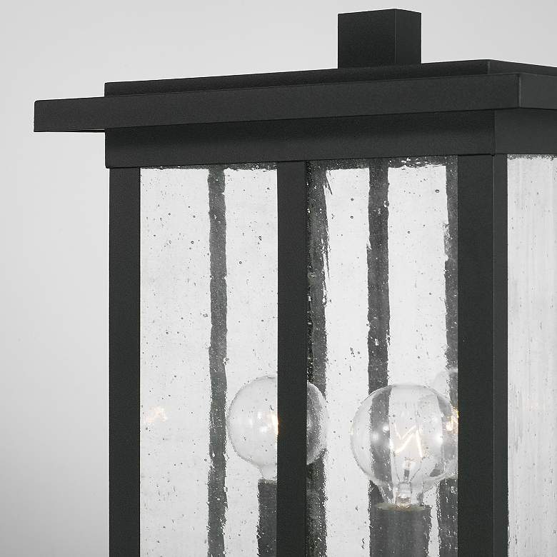 Image 3 Capital Lighting Barrett 3 Light Outdoor Post-Lantern Black more views