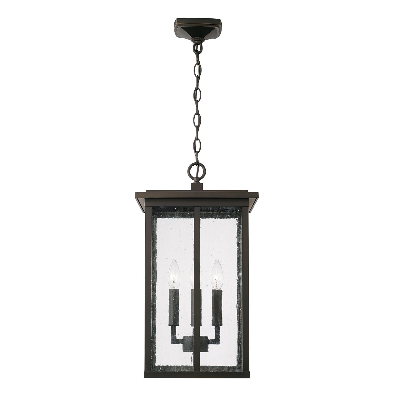 Image 4 Capital Lighting Barrett 4 Light Outdoor Hanging lantern 11.5" Oiled Bronze more views